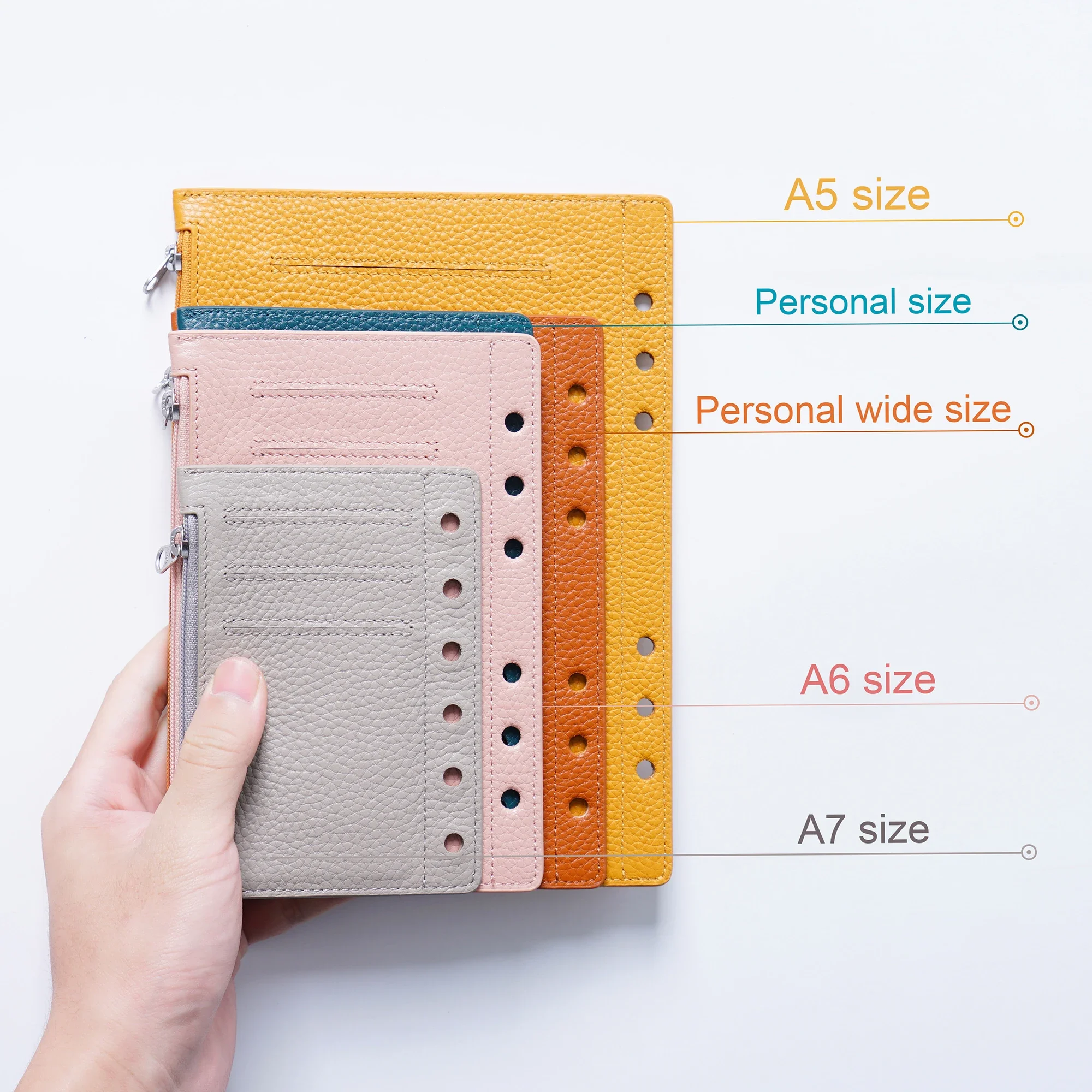 Moterm zipper flyleaf для планировщика кольца формата а6 - Фотография_4