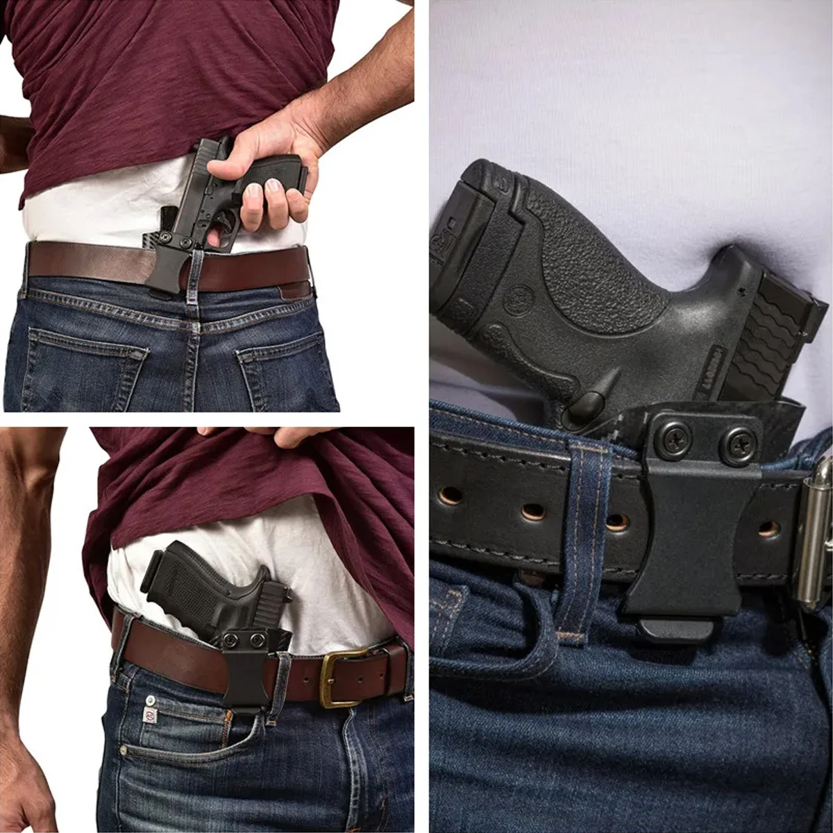 Тактическая внутренняя поясная кобура для скрытого ношения для glock 17 - Фотография_2