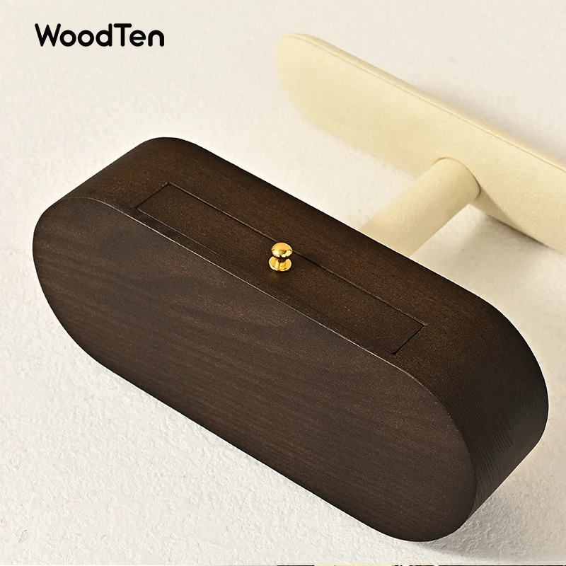 Woodten подставка для часов из цельного дерева с выдвижными ящиками - Фотография_6