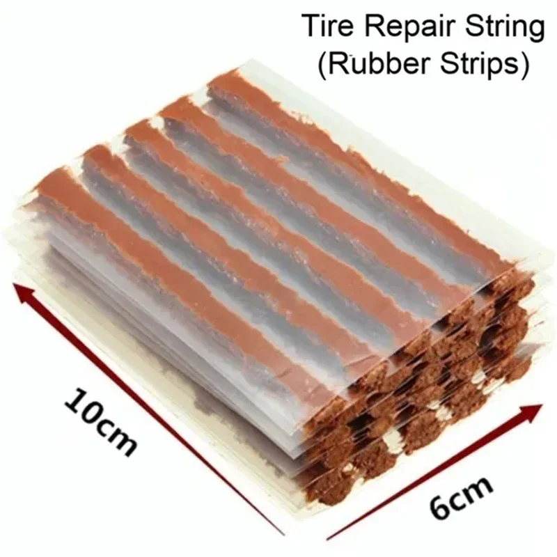 Набор инструментов для ремонта автомобильных шин с резиновыми полосками - Фотография_6