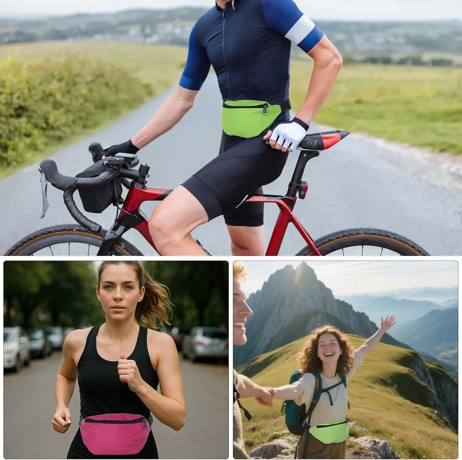 Неоновая поясная сумка в стиле ретро 80-х 90-х годов - Фотография_6