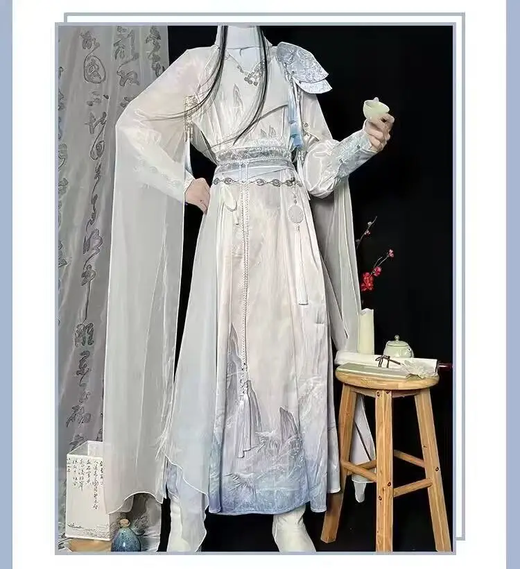 Винтажный сказочный боевой ханьфу для мужчин и женщин