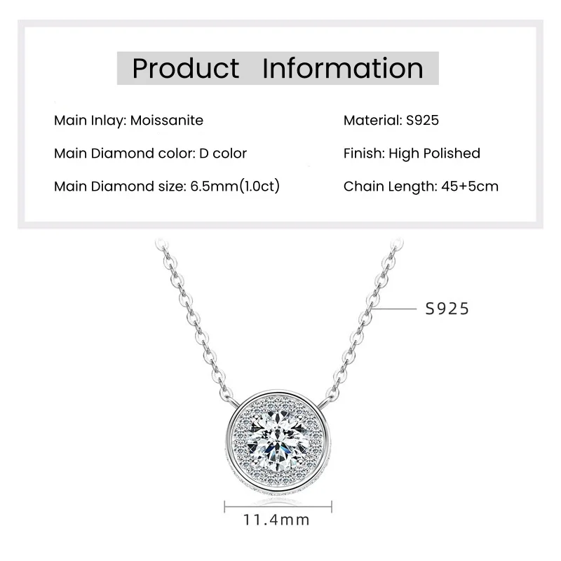 Iogou 1ct vvs1 d цвет муассанит - Фотография_6