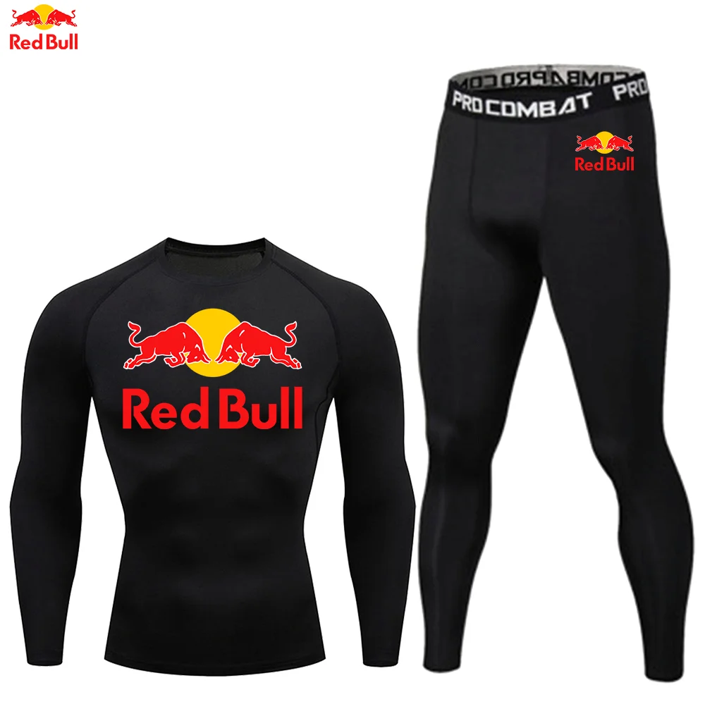 Мужские компрессионные рубашки red bull - Фотография_2