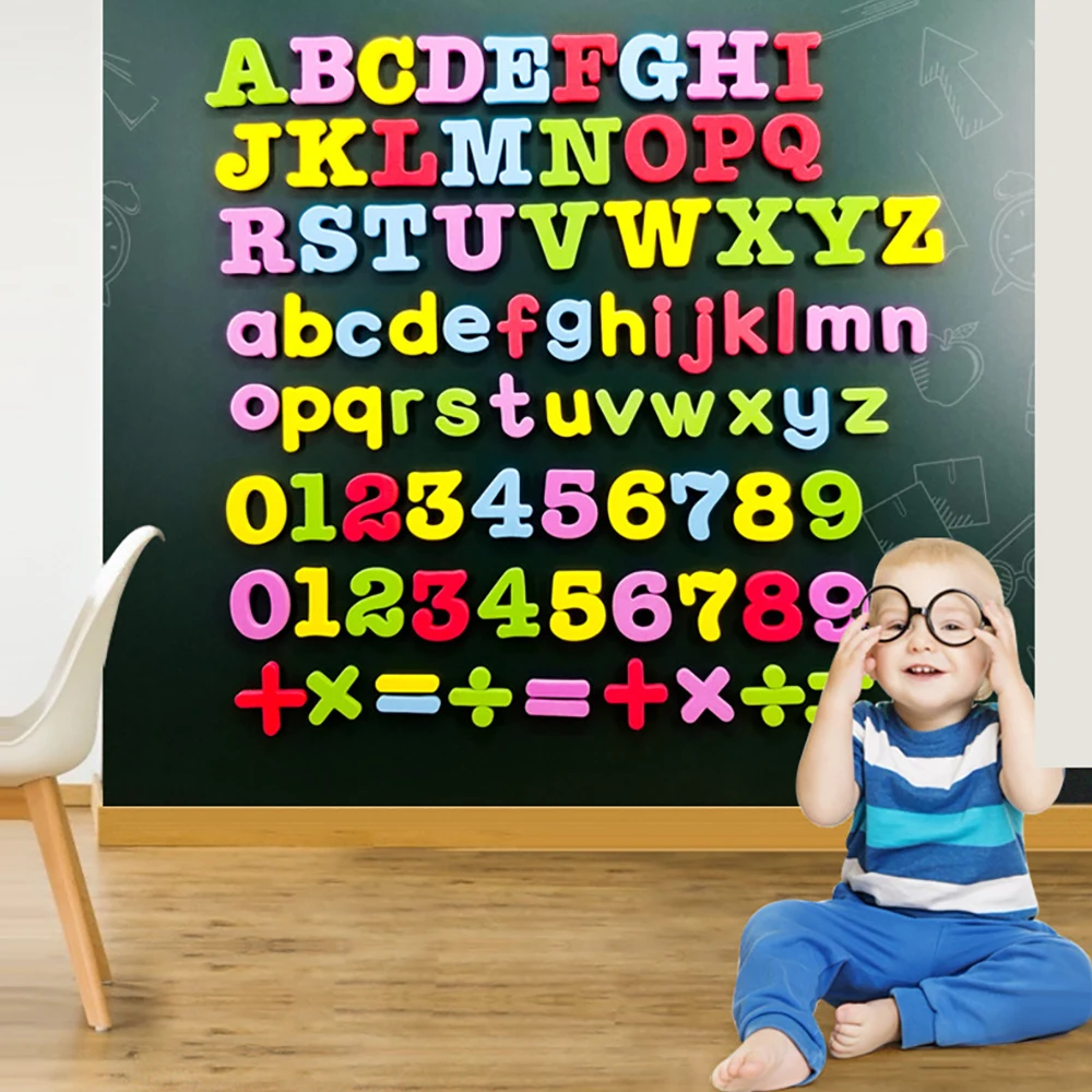 Магнитные буквы, цифры, алфавит