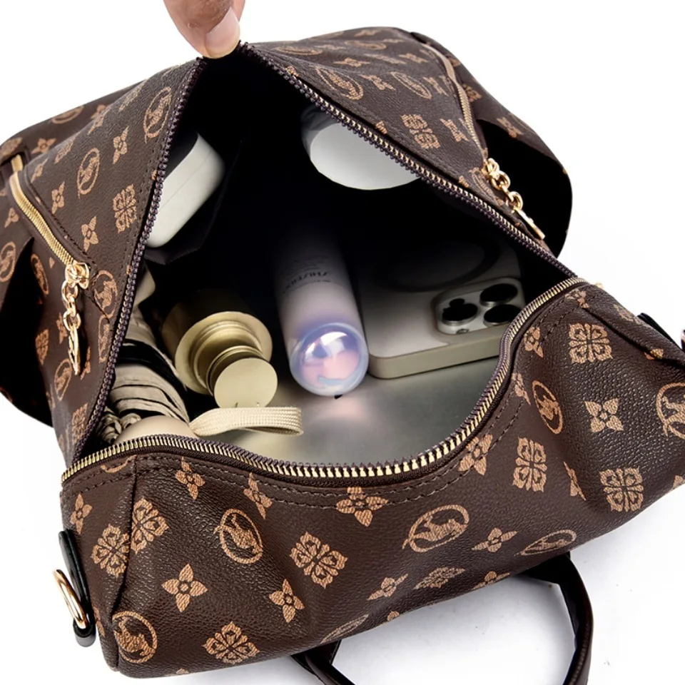 Натуральный брендовый женский рюкзак из мягкой кожи - Фотография_6