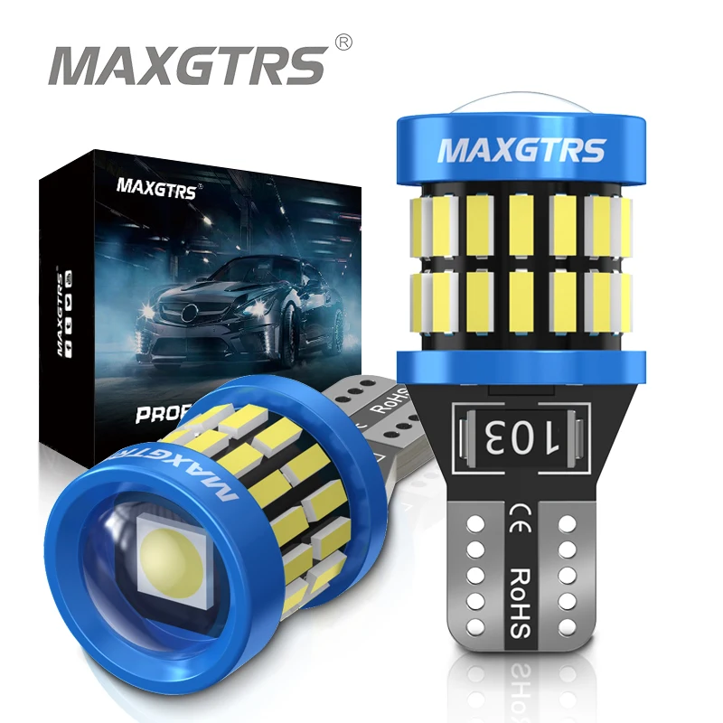 2x w5w t10 led canbus no error