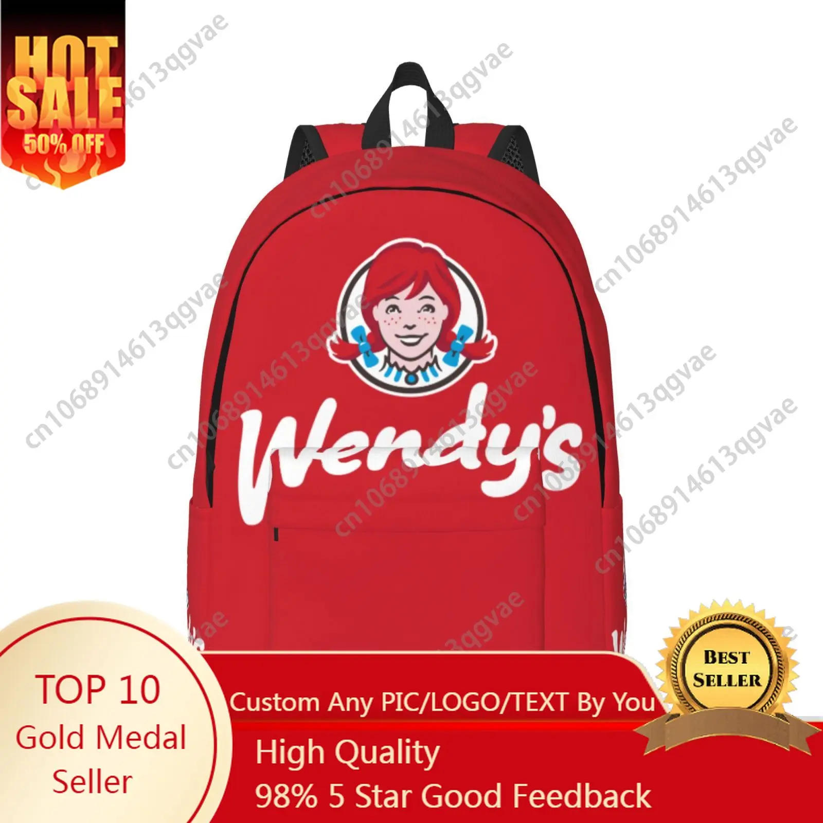 Новый wendys fast food restaurant с логотипом на заказ