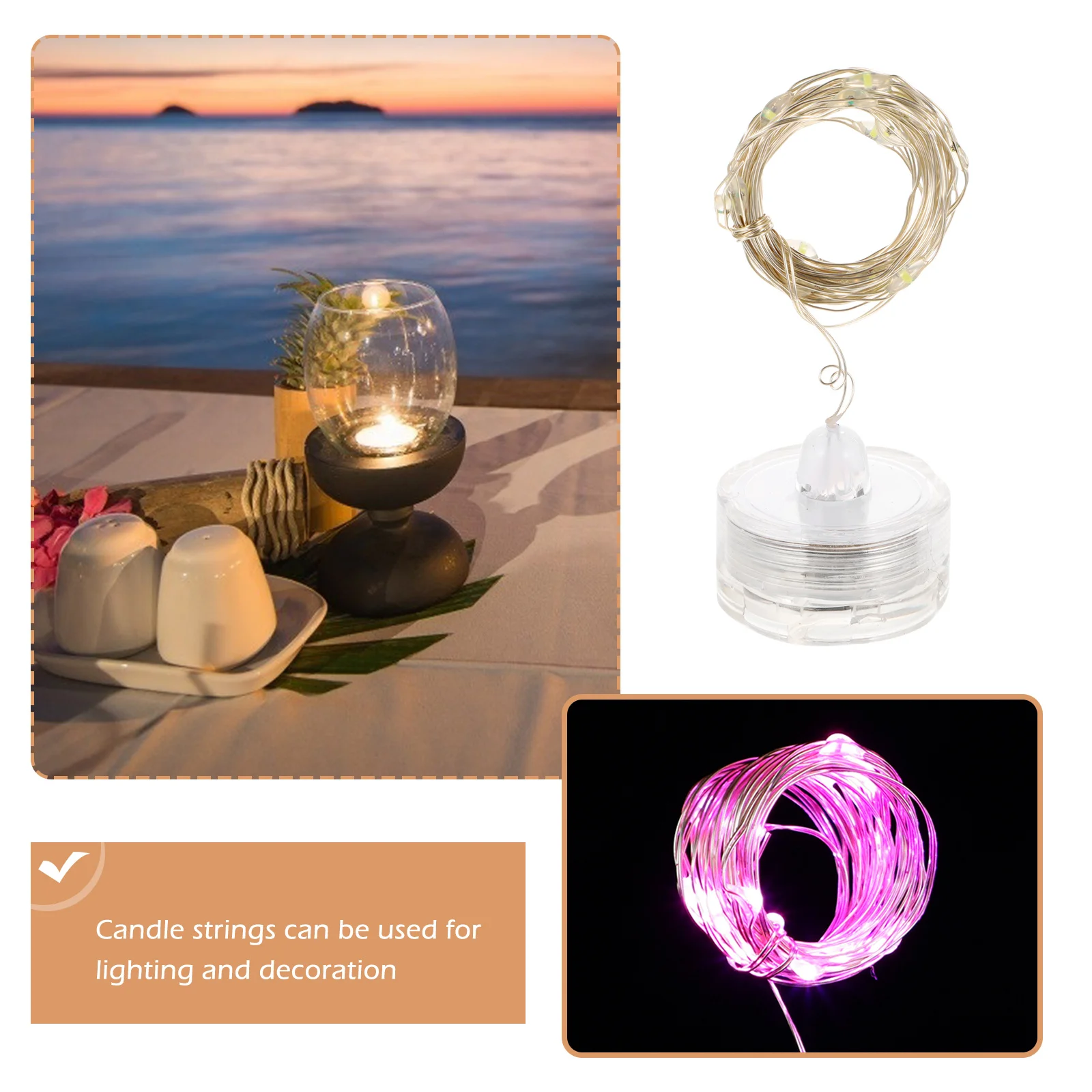 Водонепроницаемые погружные гирлянды из медной проволоки - Фотография_4