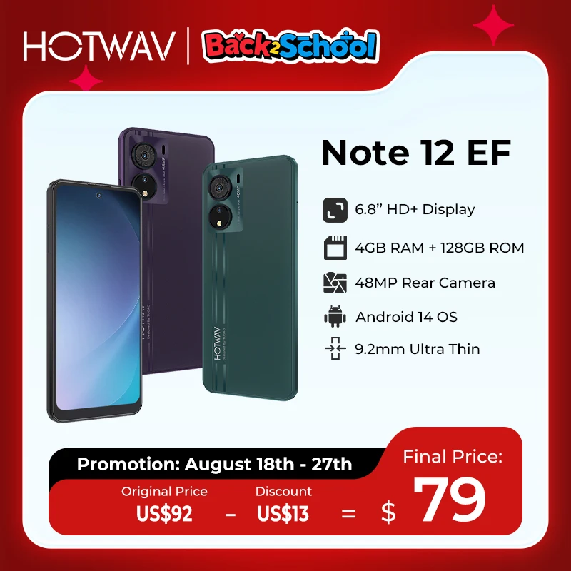 Смартфон hotwav note 12 ef