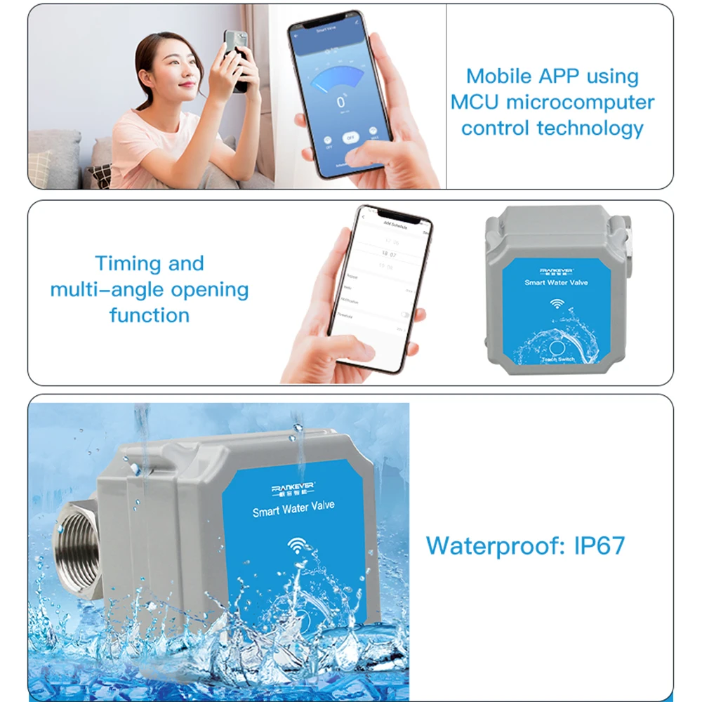 Dn20 умный водяной клапан 3/4 дюйма - Фотография_2