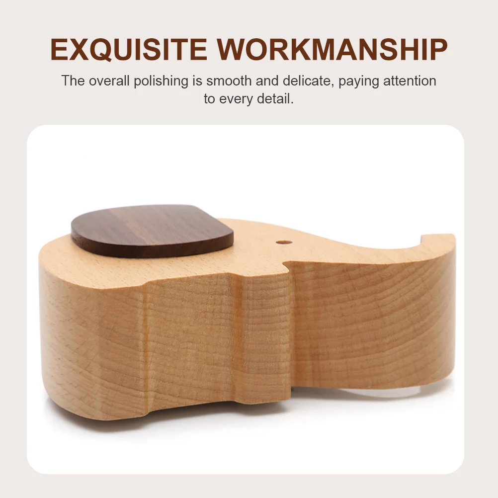 Деревянный настольный органайзер со слоном