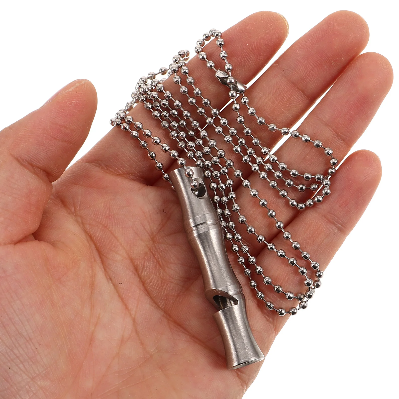 Свисток для выживания на открытом воздухе из нержавеющей стали