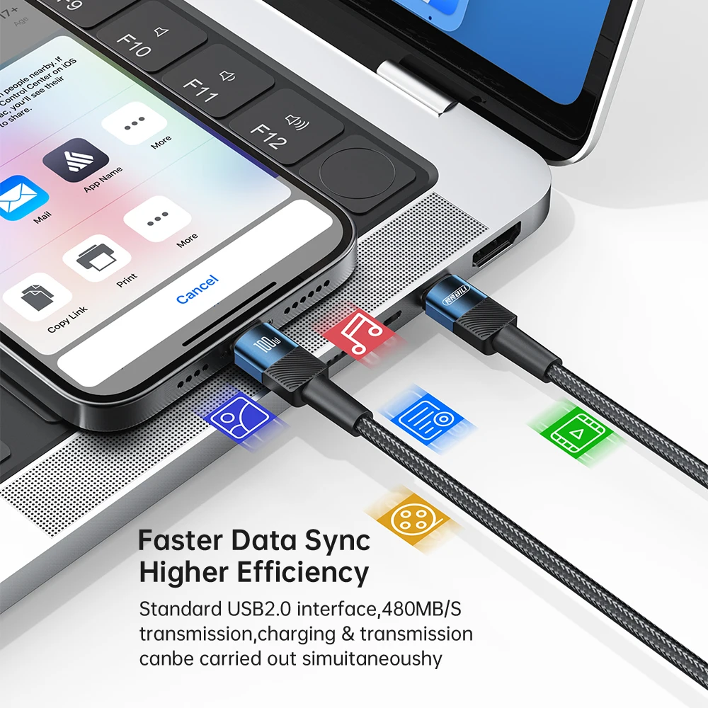 Новый кабель usb c to type c 100 - Фотография_5