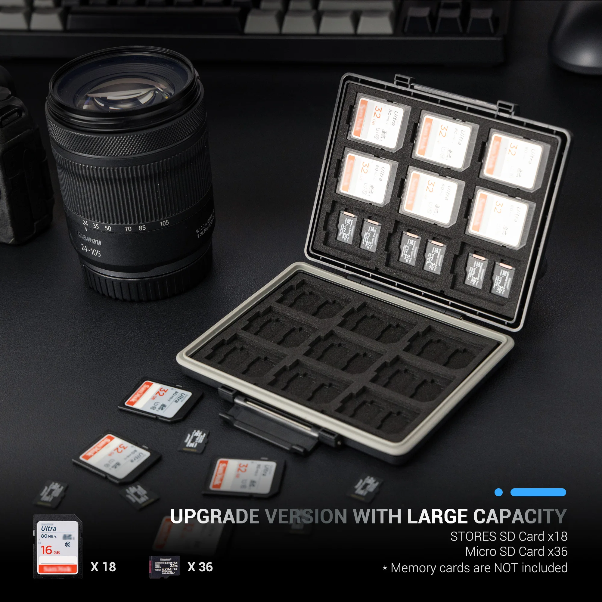 Jjc 54 слота для sd-карт microsd - Фотография_2