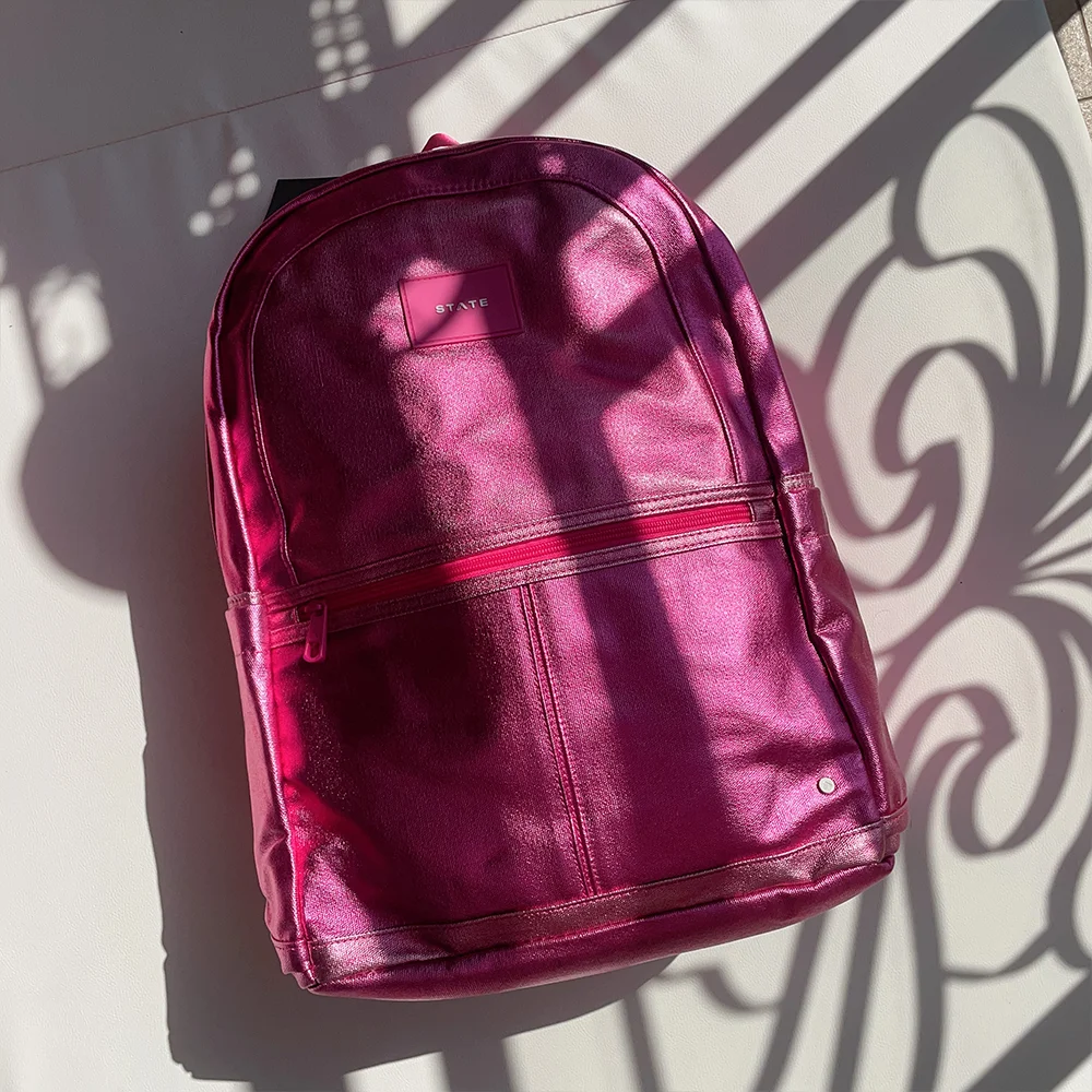 Новый продукт рюкзак персиково-красный - Фотография_5