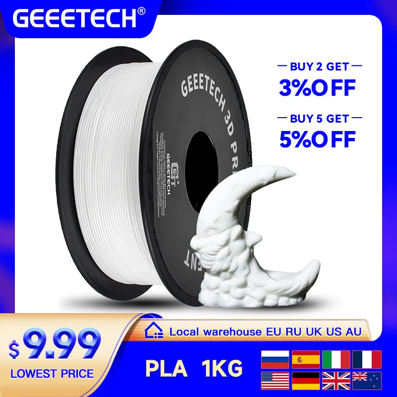 Стандартная нить geeetech pla 1 кг 1
