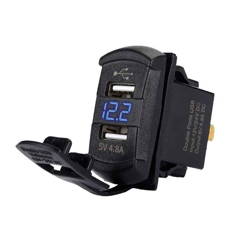 Автомобильное зарядное устройство с входом 5 в/4 - Фотография_5