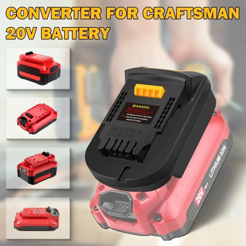 Адаптер аккумулятора man20dl для craftsman v20 - Фотография_3