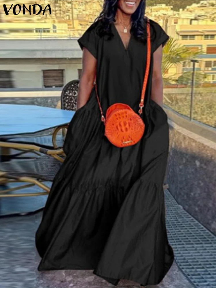 Женское богемное платье больших размеров vonda - Фотография_3