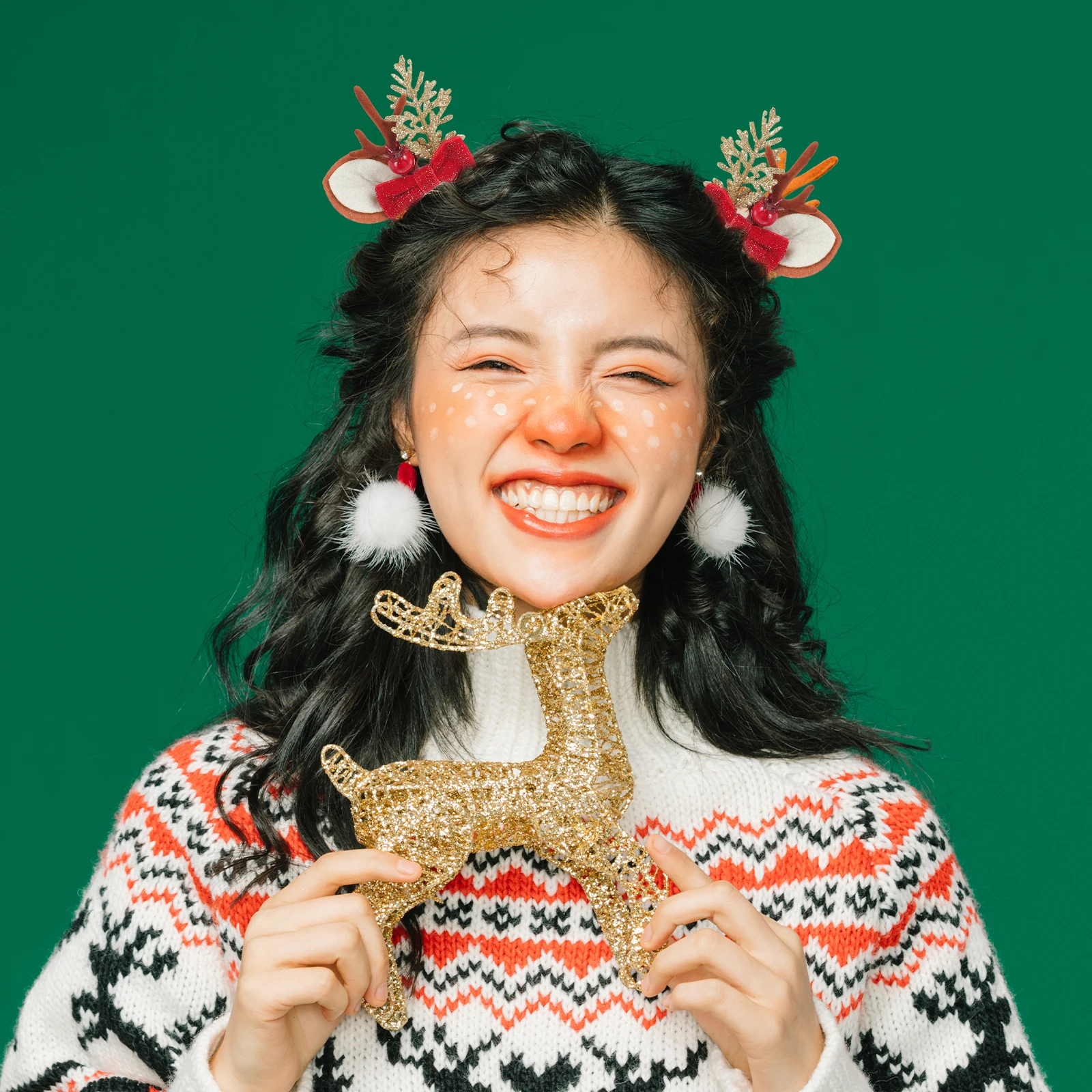 4 пары ювелирных изделий из рога лося - Фотография_2