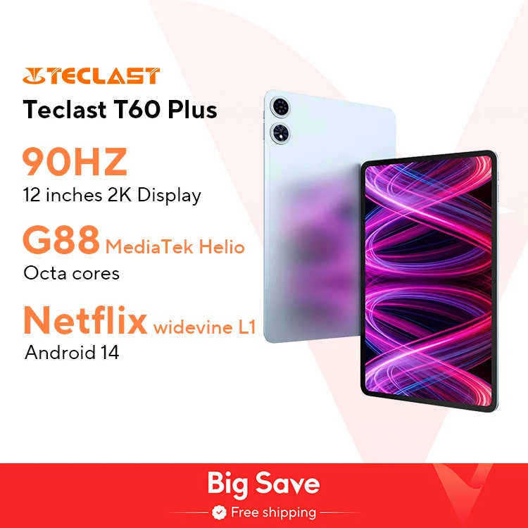 【мировая премьера】teclast t60 plus