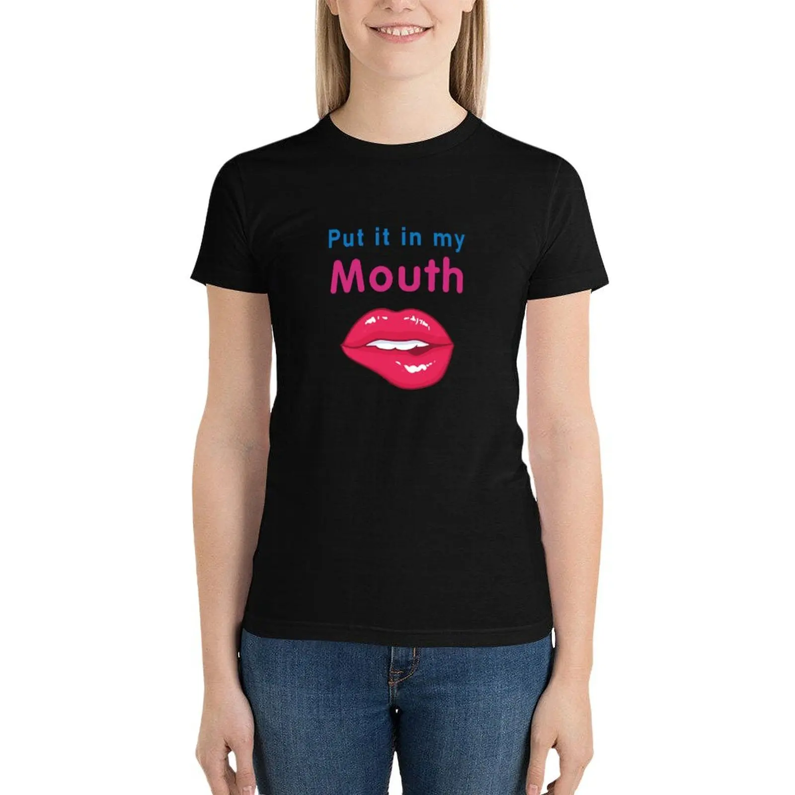 Футболка с надписью «put it in my mouth» - Фотография_4