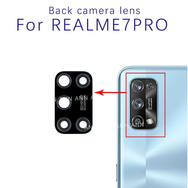 Стеклянный объектив задней камеры для oppo realme 7 7pro 7i 75g - Фотография_6