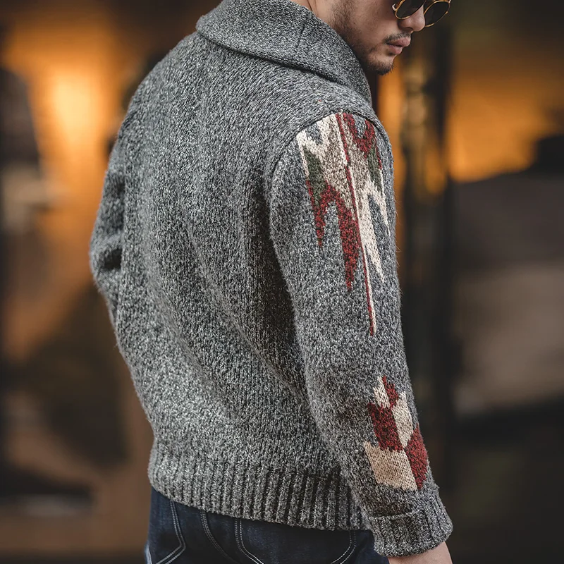 Вязаный винтажный кардиган maden - Фотография_3