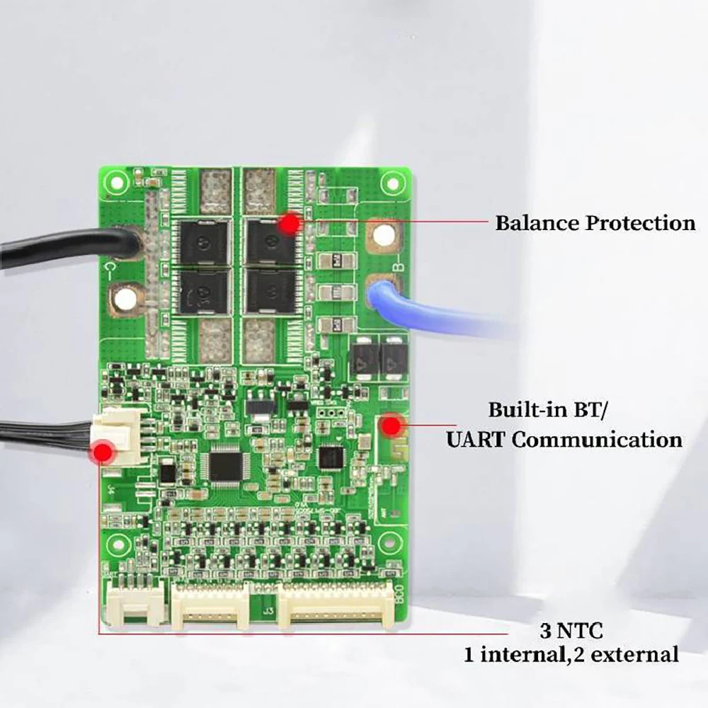 7s ~17s jbd bluetooth smart bms - Фотография_3