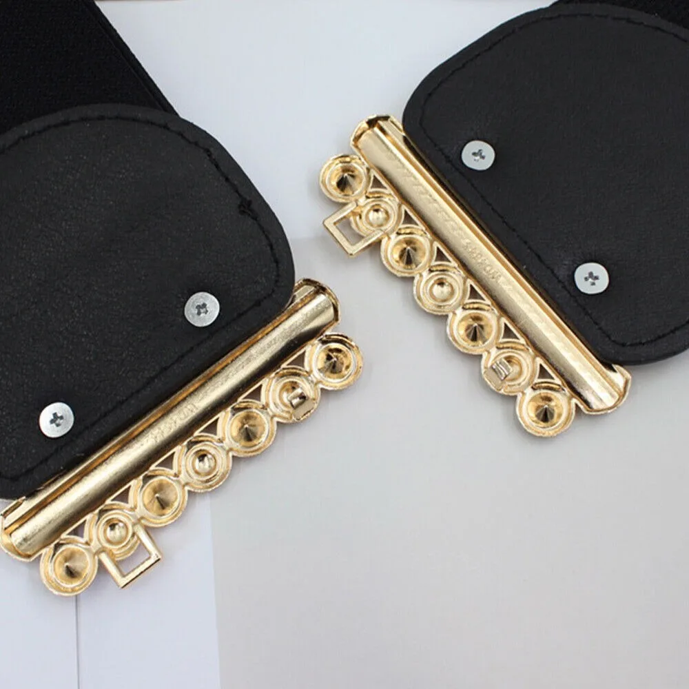 Модный пояс большого размера с металлической пряжкой - Фотография_2