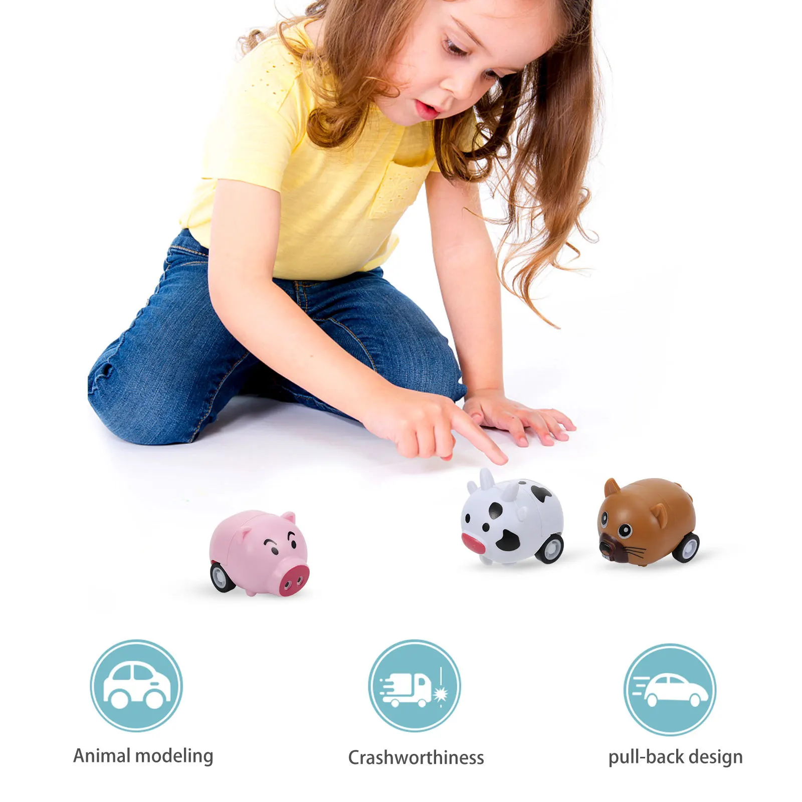 Набор мини-автомобилей с откатным механизмом - Фотография_5