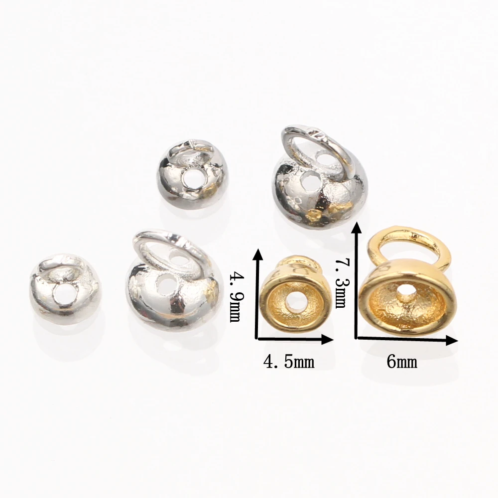 Мм 18-каратное позолоченное латунное жемчужное браслет - Фотография_6