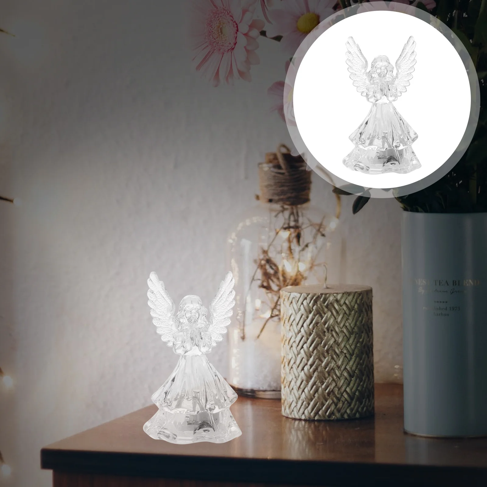 Акриловые светодиодные фонари в форме ангела