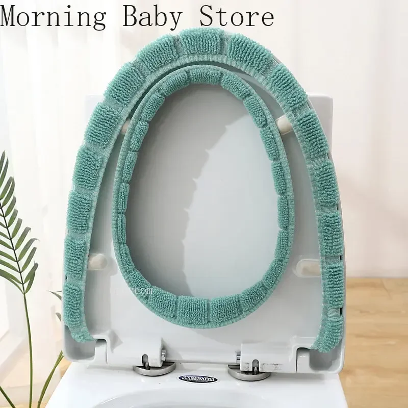 Универсальный чехол на сиденье для унитаза с рисунком тыквы - Фотография_4