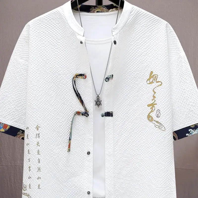 Рубашки + шорты, мужские повседневные - Фотография_6