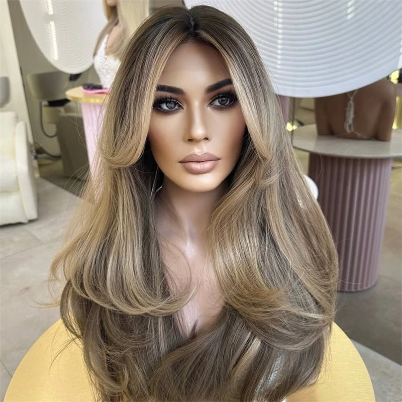 13x4 швейцарский кружевной коричневый - Фотография_4