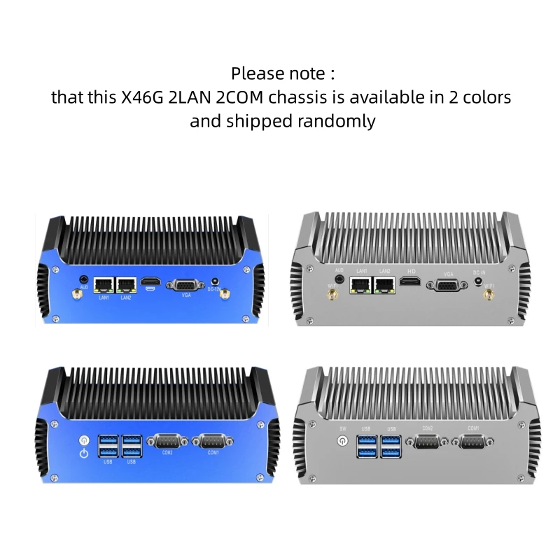Мини-пк безвентилятора dual lan - Фотография_2
