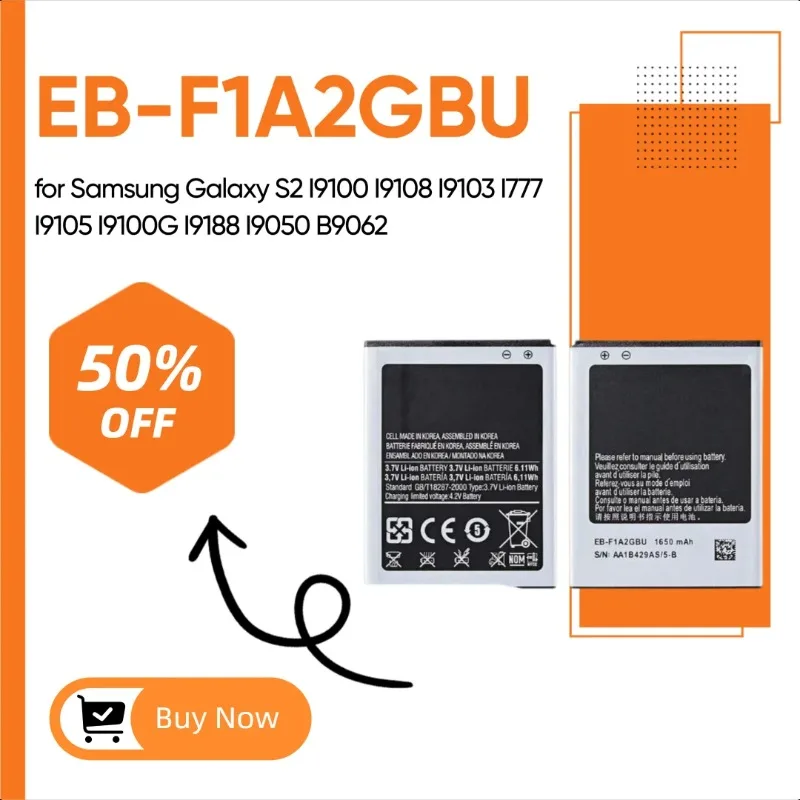 Новый аккумулятор eb-f1a2gbu 1650