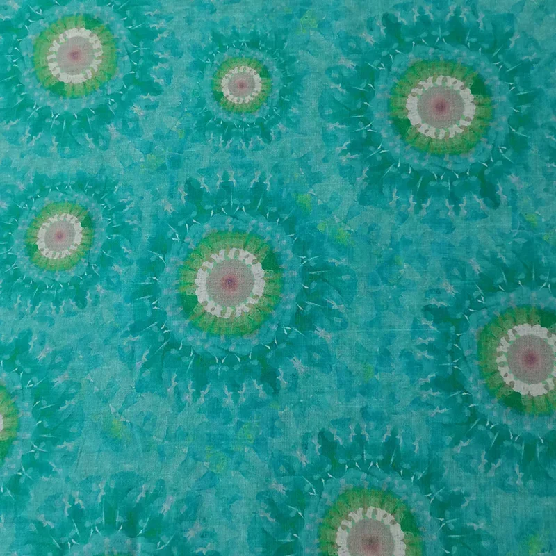 Новая ткань рами с цифровой печатью - Фотография_2