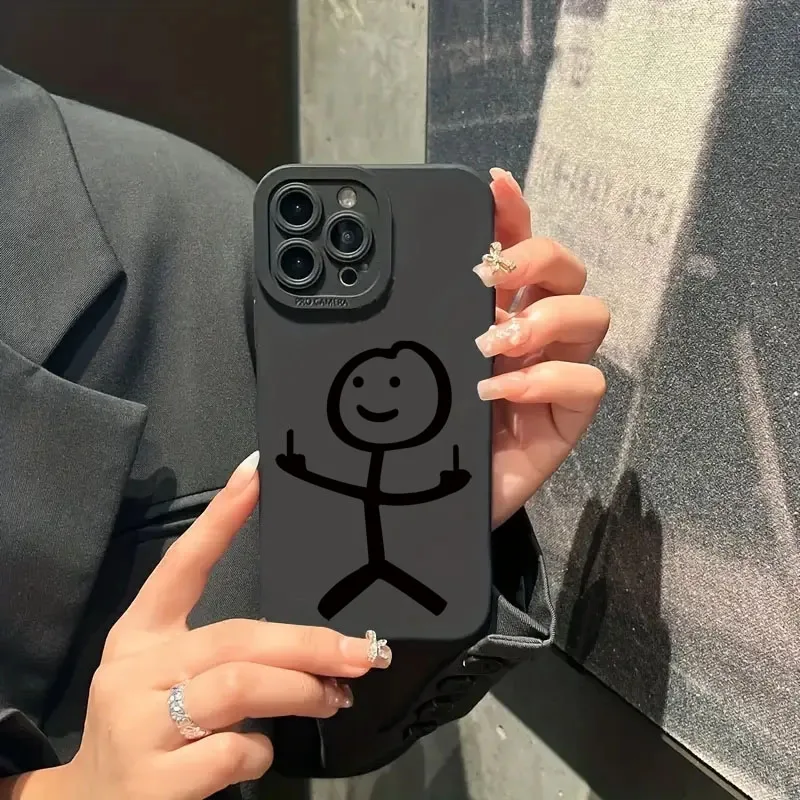 Милый мультяшный матчевый силиконовый чехол для телефона для iphone 16 - Фотография_3
