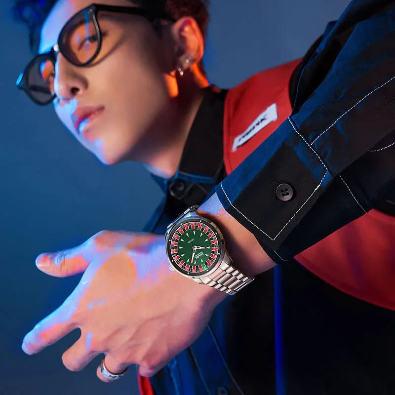 Новые лучшие брендовые мужские кварцевые часы с арабскими цифрами - Фотография_4