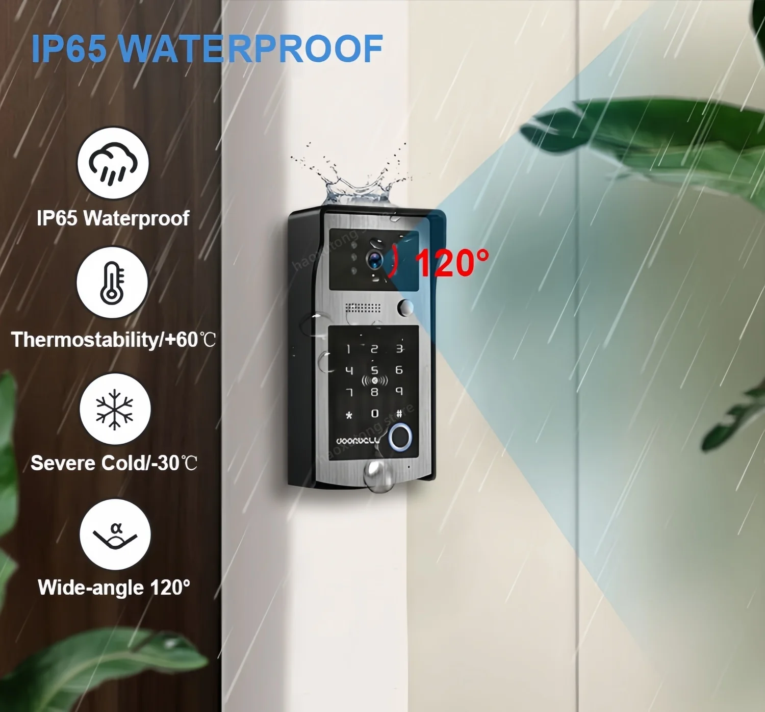 10-дюймовый tuya smart wi-fi видеодомофон - Фотография_3