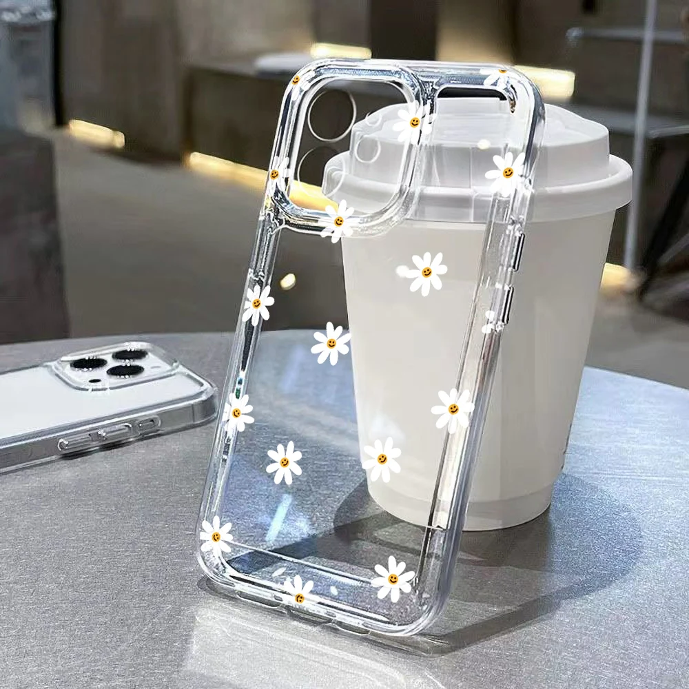 Прозрачный чехол для телефона с цветком для iphone 11 - Фотография_4