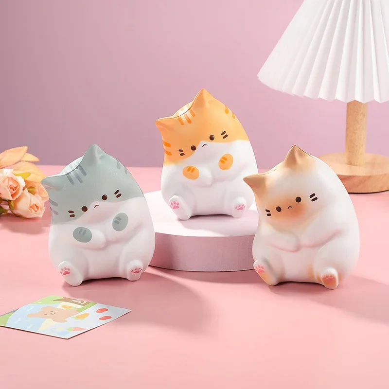 Мягкая игрушка для снятия стресса с милым котом - Фотография_3