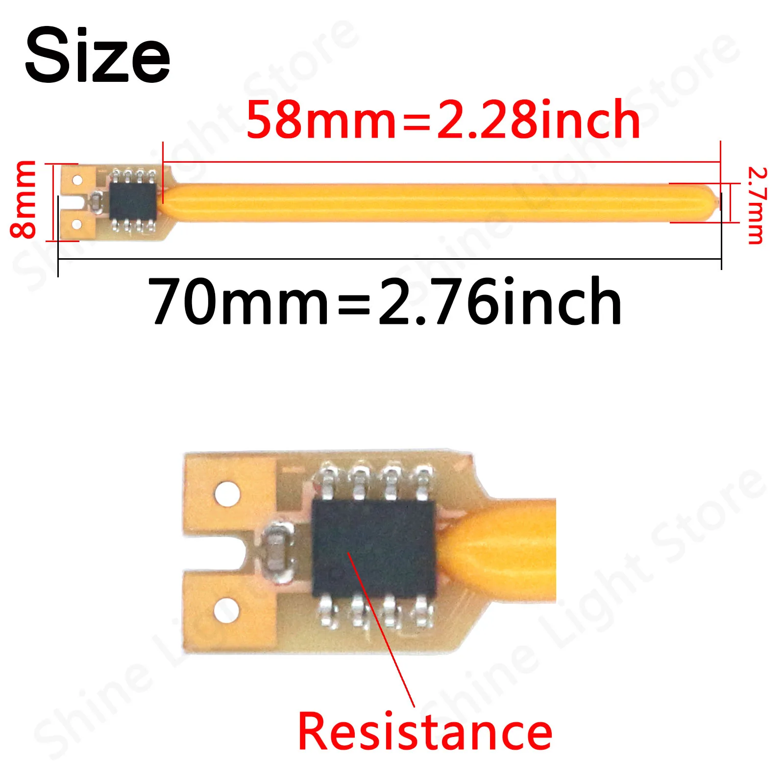 5 режимов 70 мм dc 3 в micro led - Фотография_2