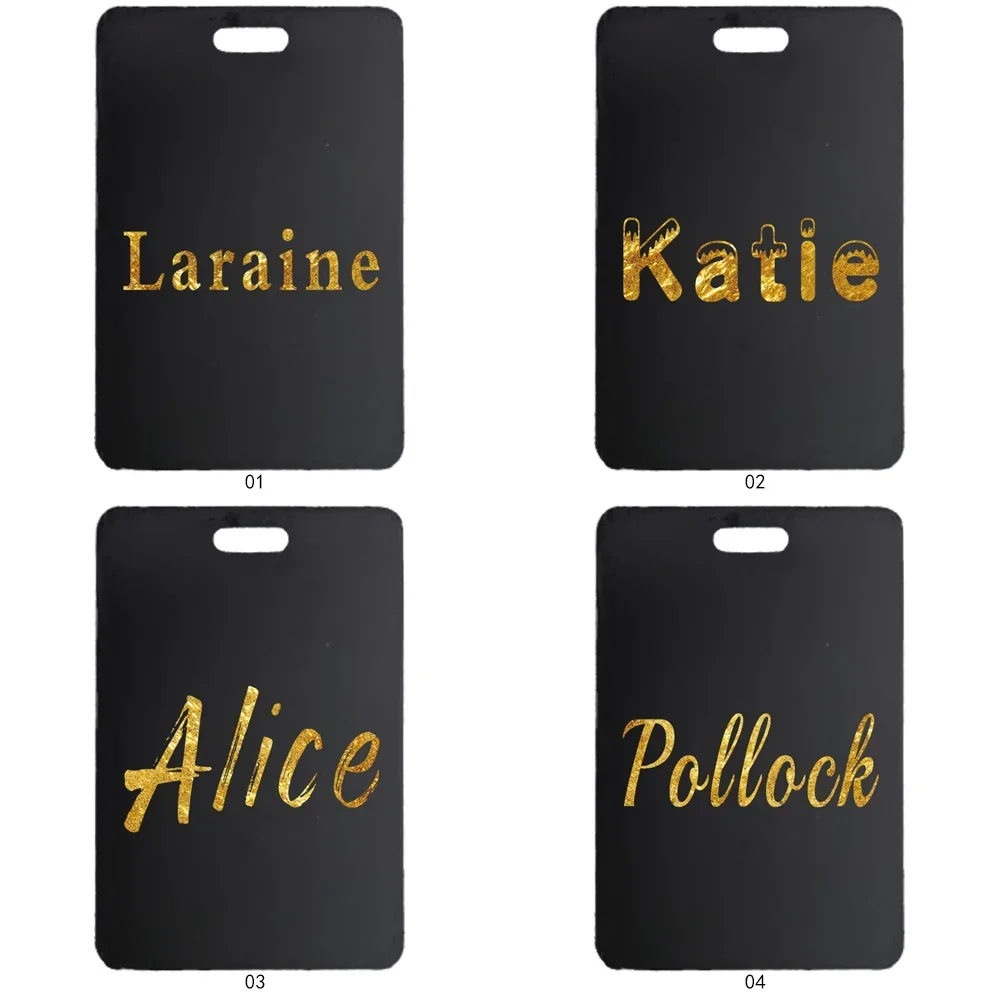 Кожаная багажная бирка с индивидуальным именем - Фотография_4