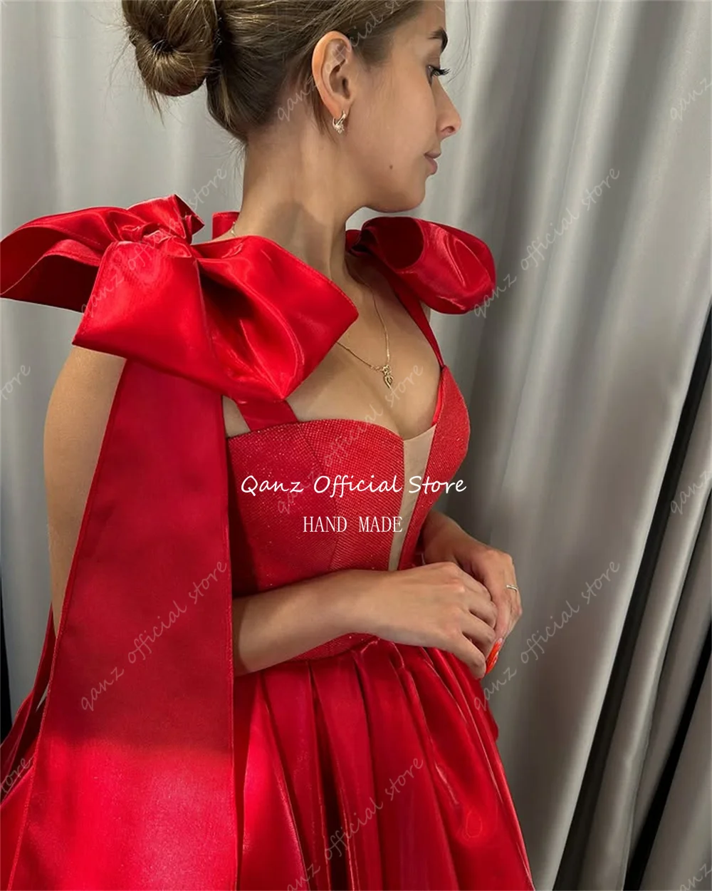 Qanz блестящее короткое платье - Фотография_3
