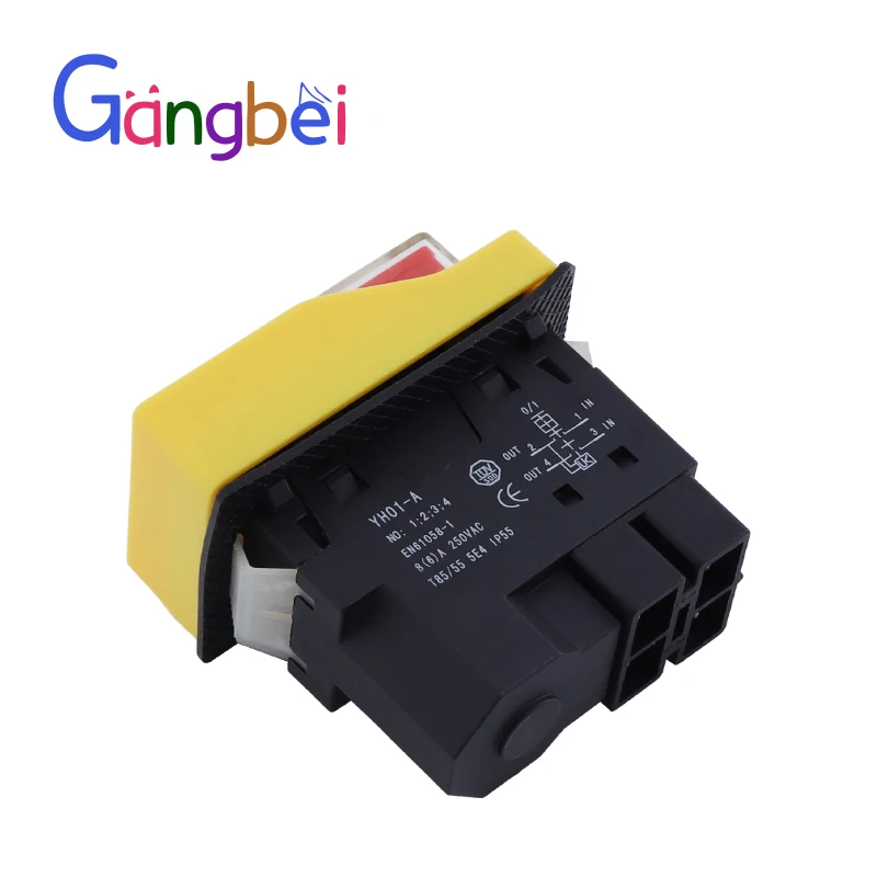 Водонепроницаемый кнопочный пильный станок yh01 ac250v 8a - Фотография_4