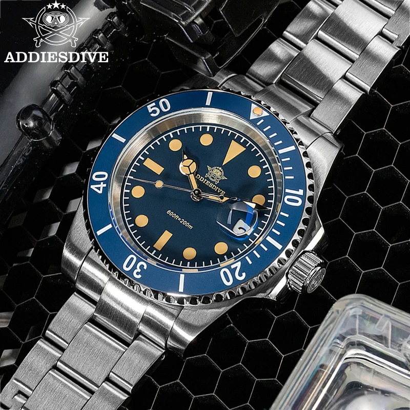 Addiesdive часы для мужчин 20 бар - Фотография_3